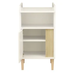 Sauthon Meuble à langer Paloma Blanc Neige/Chêne Strié Sépia/Hêtre Vernis