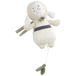 Sauthon                    Mini Musical Petit Nuage    Beige Chiné/Bleu Orage/Vert Olive