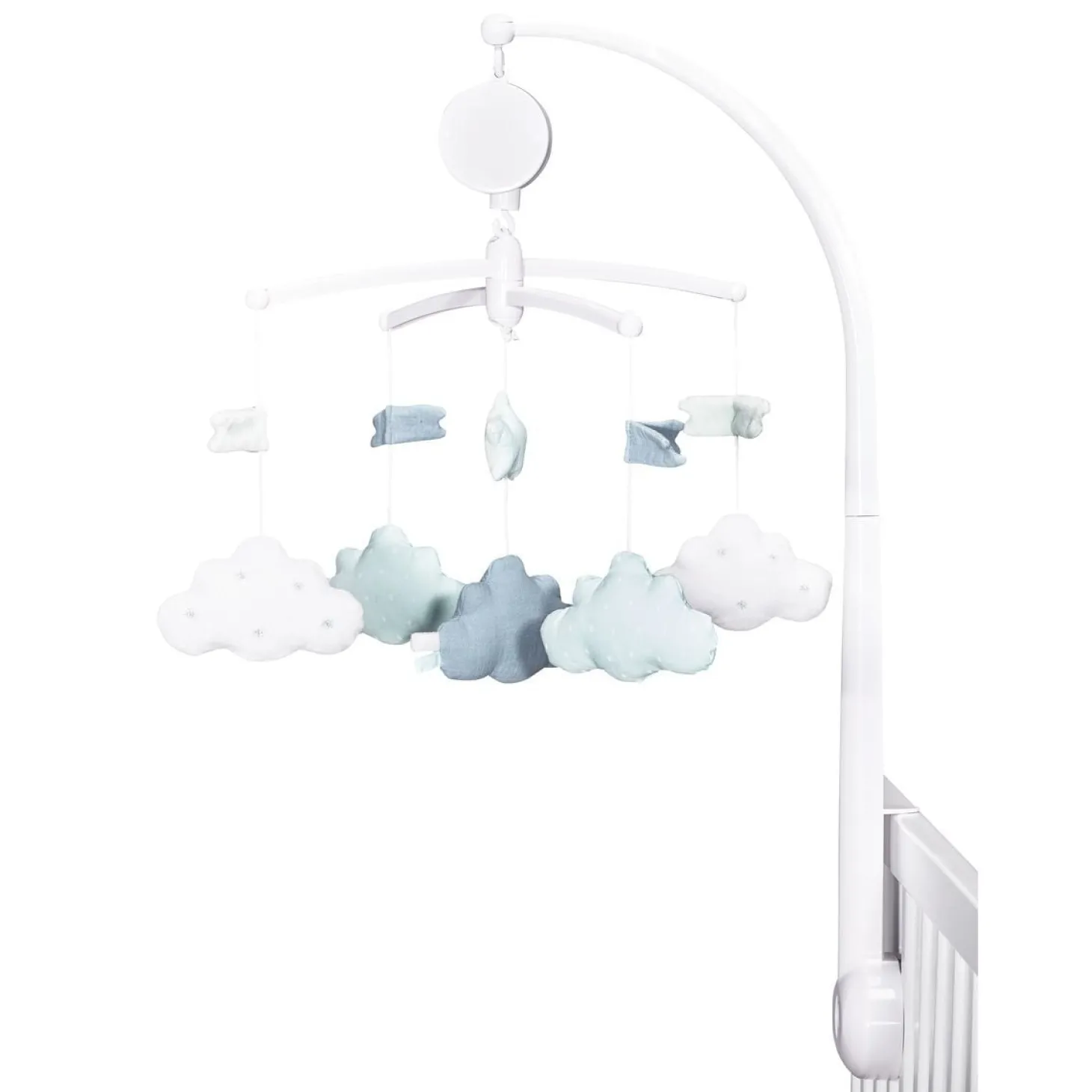 Sauthon Mobile musical Lily grey Menthe