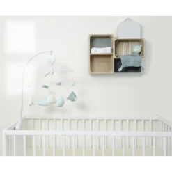 Sauthon Mobile musical Lily grey Menthe