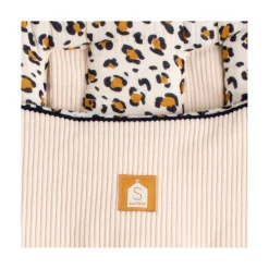 Sauthon                    Nid d'ange 5 attaches Leopard    Ecru/Noir/Caramel            0-6 mois