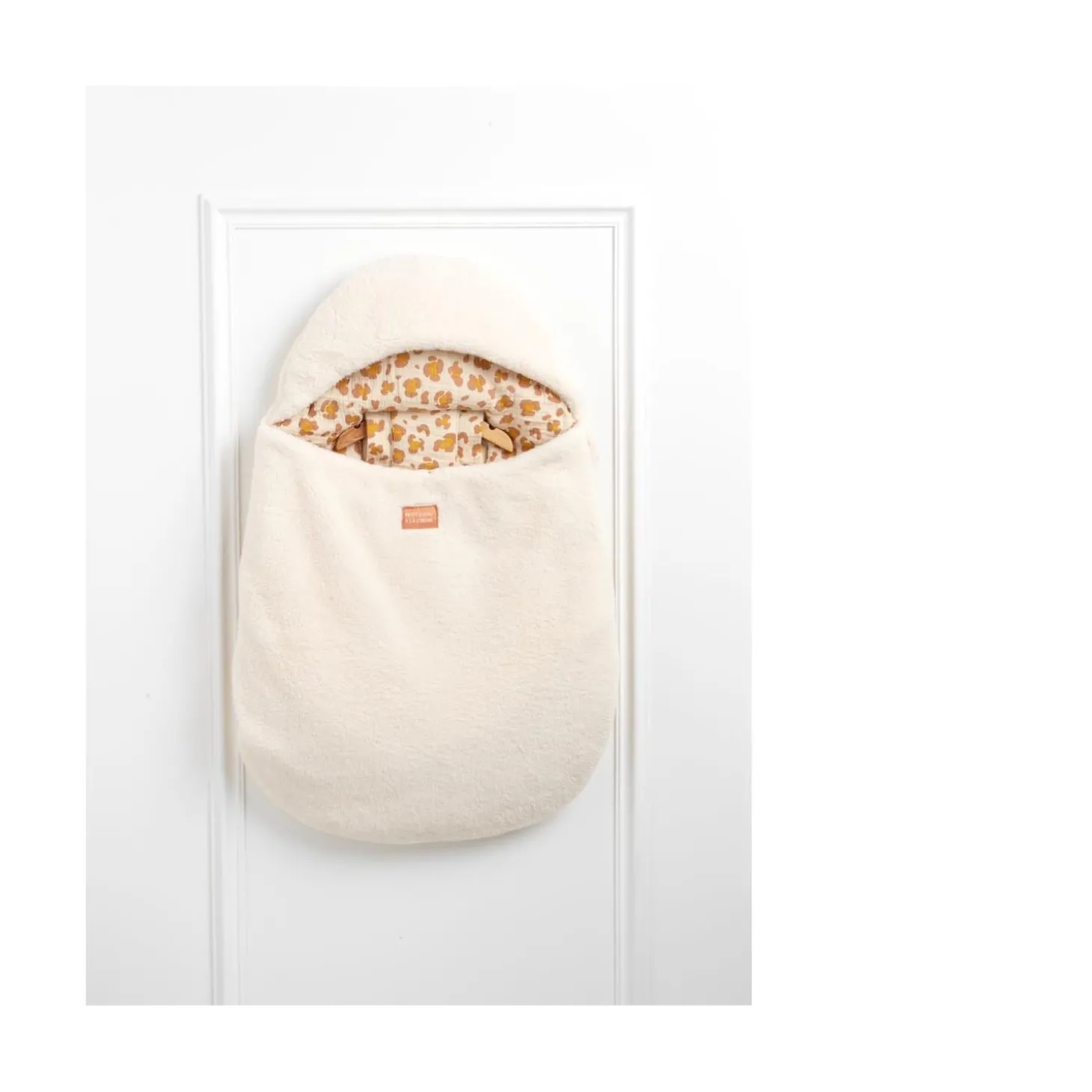 Sauthon Nid d’ange 5 attaches Petit Chou Ecru/Caramel 0-6 mois