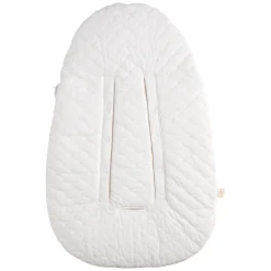 Sauthon Nid d'ange 5 attaches Petit Coeur Beige Chiné/Rose Poudré 0-6 mois