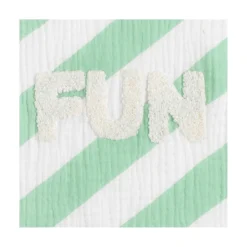 Sauthon Poncho de Bain Pop Vert Menthe / Vanille