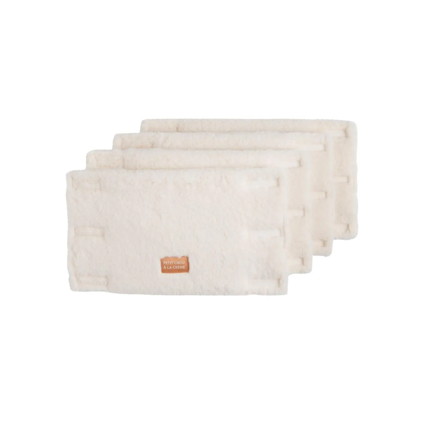 Sauthon Protections de Barreaux x8 Petit Chou Ecru/Caramel