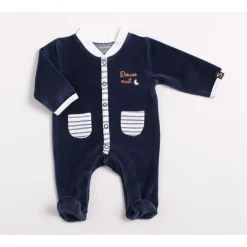Sauthon                    Pyjama Baby Sailor    Bleu            Naissance
