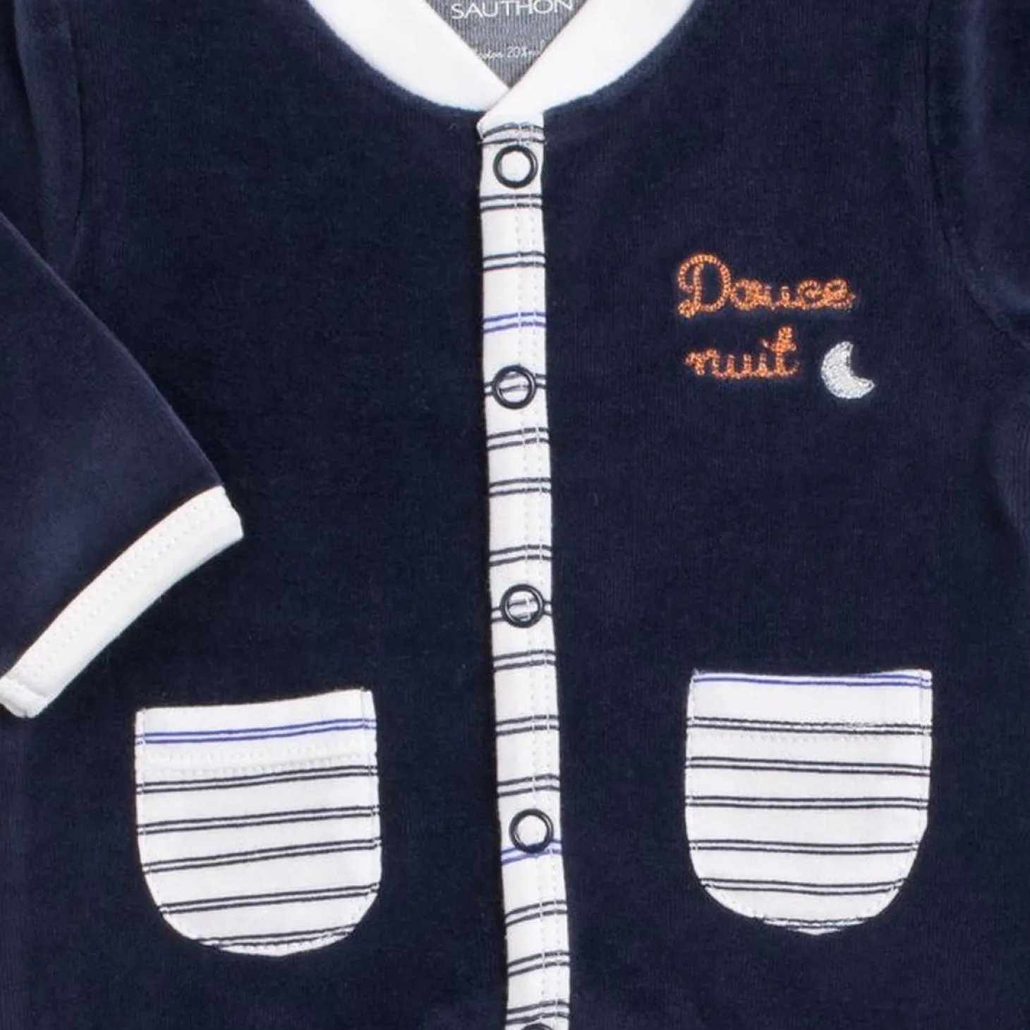Sauthon Pyjama Baby Sailor Bleu Naissance