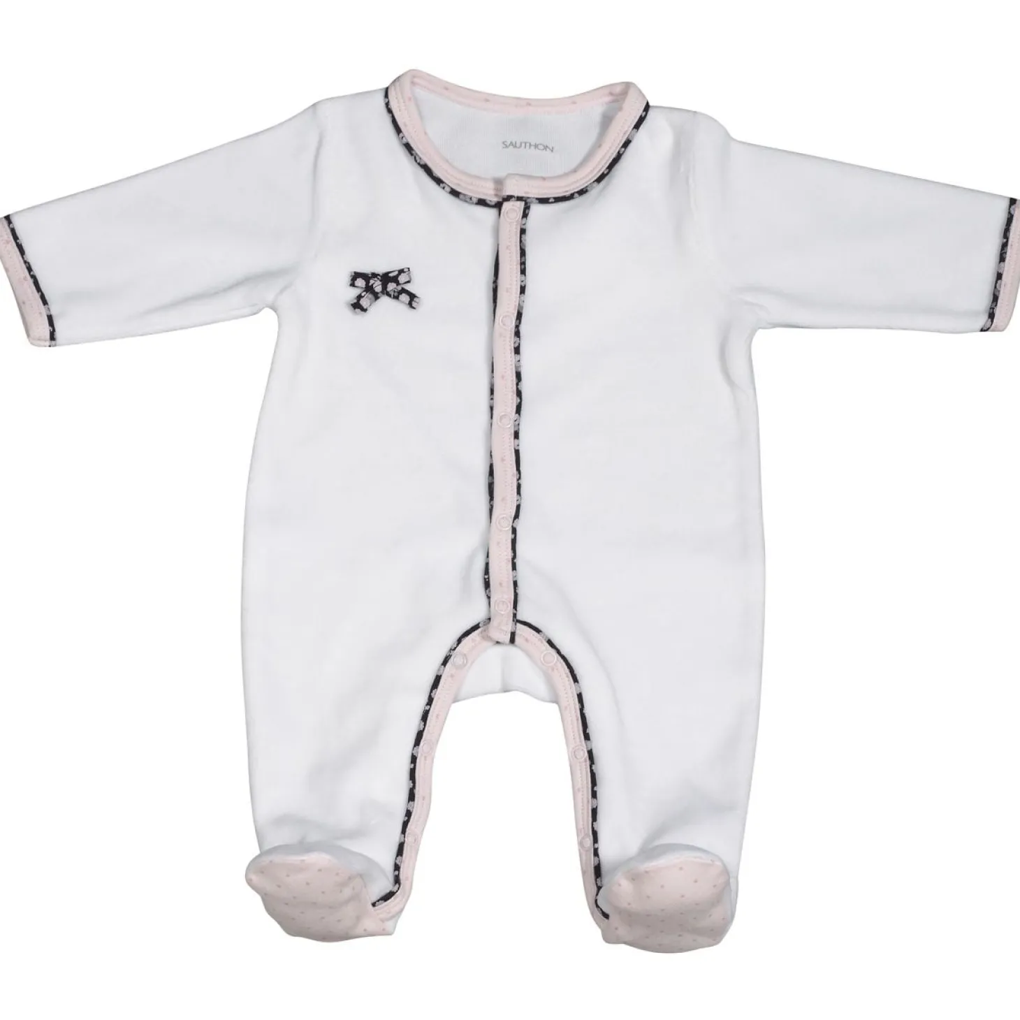 Sauthon Pyjama Velours Miss Fleur De Lune Mixte