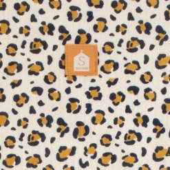 Sauthon                    Sac Cabas Léopard    Ecru/Noir/Caramel
