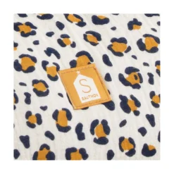 Sauthon Sac Polochon Enfant Leopard Ecru/Noir/Caramel