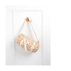 Sauthon                    Sac Polochon Enfant Petit Chou    Ecru/Caramel/Vieux Rose