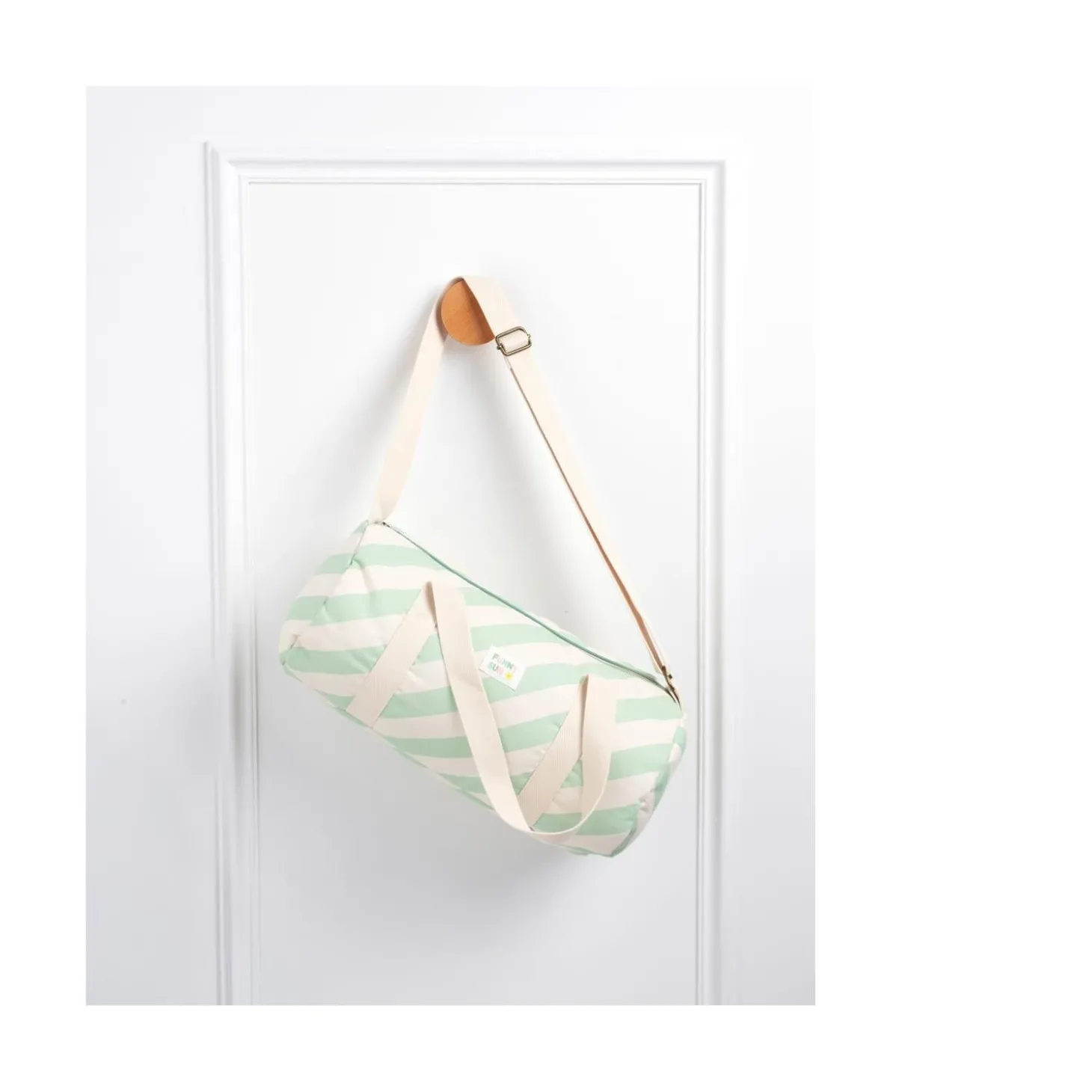 Sauthon Sac Polochon Pop Vert Menthe / Vanille