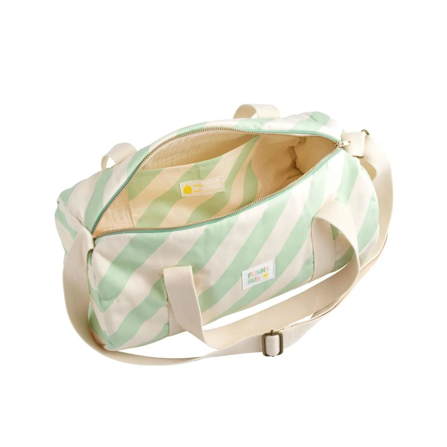 Sauthon Sac Polochon Pop Vert Menthe / Vanille