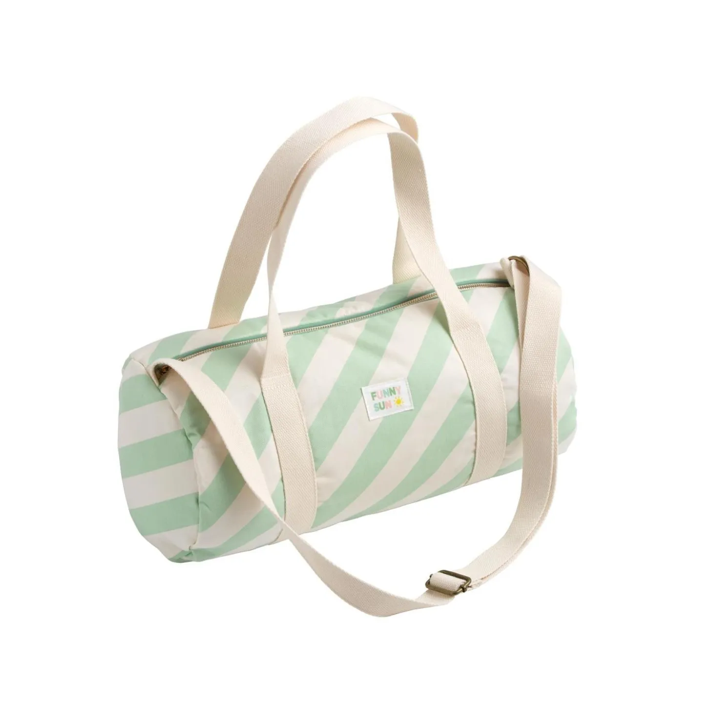 Sauthon Sac Polochon Pop Vert Menthe / Vanille