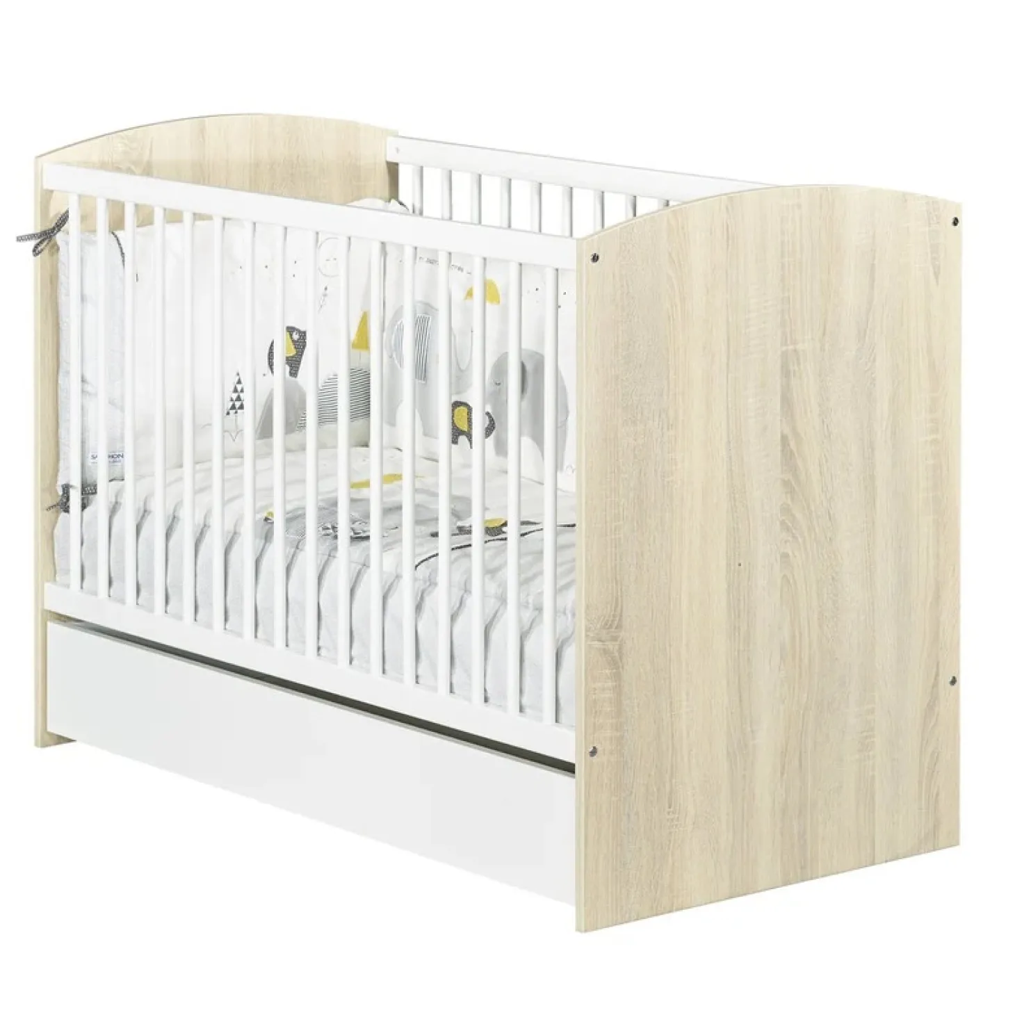 Sauthon Tiroir Lit Liaam Blanc 60x120 cm