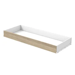 Sauthon Tiroir Little big bed Nova Chêne Doré - Blanc 70x140 cm