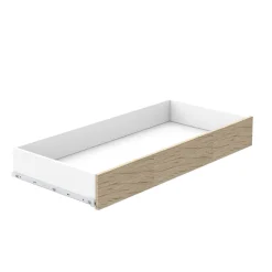 Sauthon                    Tiroir pour lit Antonin    Chêne Noisette Et Blanc            60x120 cm