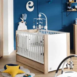 Sauthon Tiroir pour little big bed Antonin Chêne Noisette Et Blanc 70x140 cm