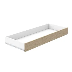Sauthon                    Tiroir pour little big bed Antonin    Chêne Noisette Et Blanc            70x140 cm