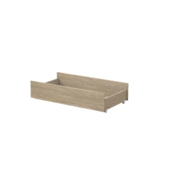 Sauthon Tiroir sur roulette lit combiné évolutif Nova Chêne Doré 60x120 cm