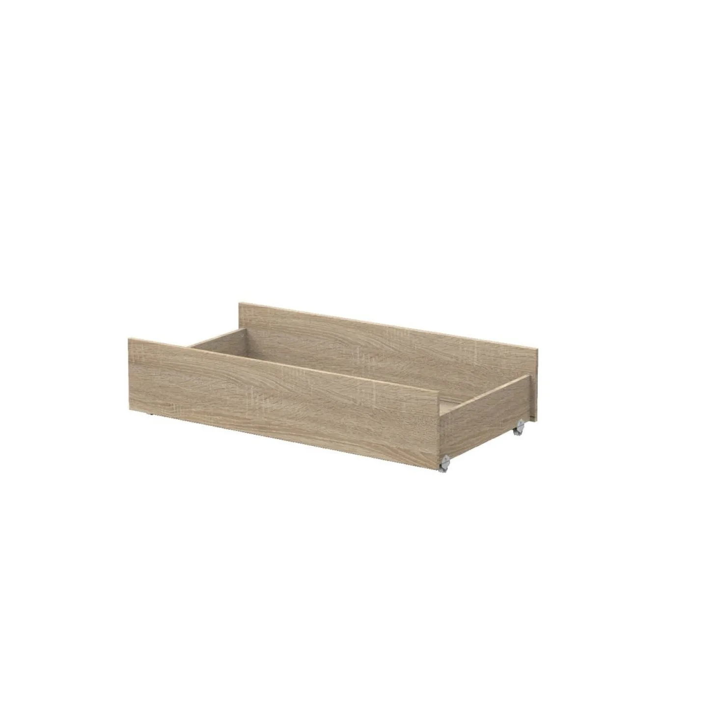 Sauthon Tiroir sur roulette lit combiné évolutif Nova Chêne Doré 60x120 cm