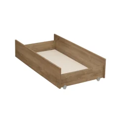 Sauthon Tiroir Sur Roulettes pour lit combiné Mokka Chêne Mokka