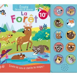 123 soleil                    Livre Écoute, Decouvre Et Observe La Forêt    Multicolore