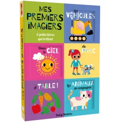 123 soleil                    Livre 1Ers Imagiers 6 Petits Livres Qui Brille    Multicolore