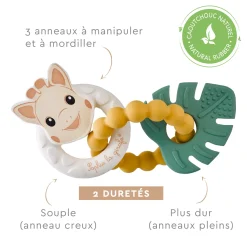 Sophie la girafe Anneau de dentition Tropic'anneaux Multicolore