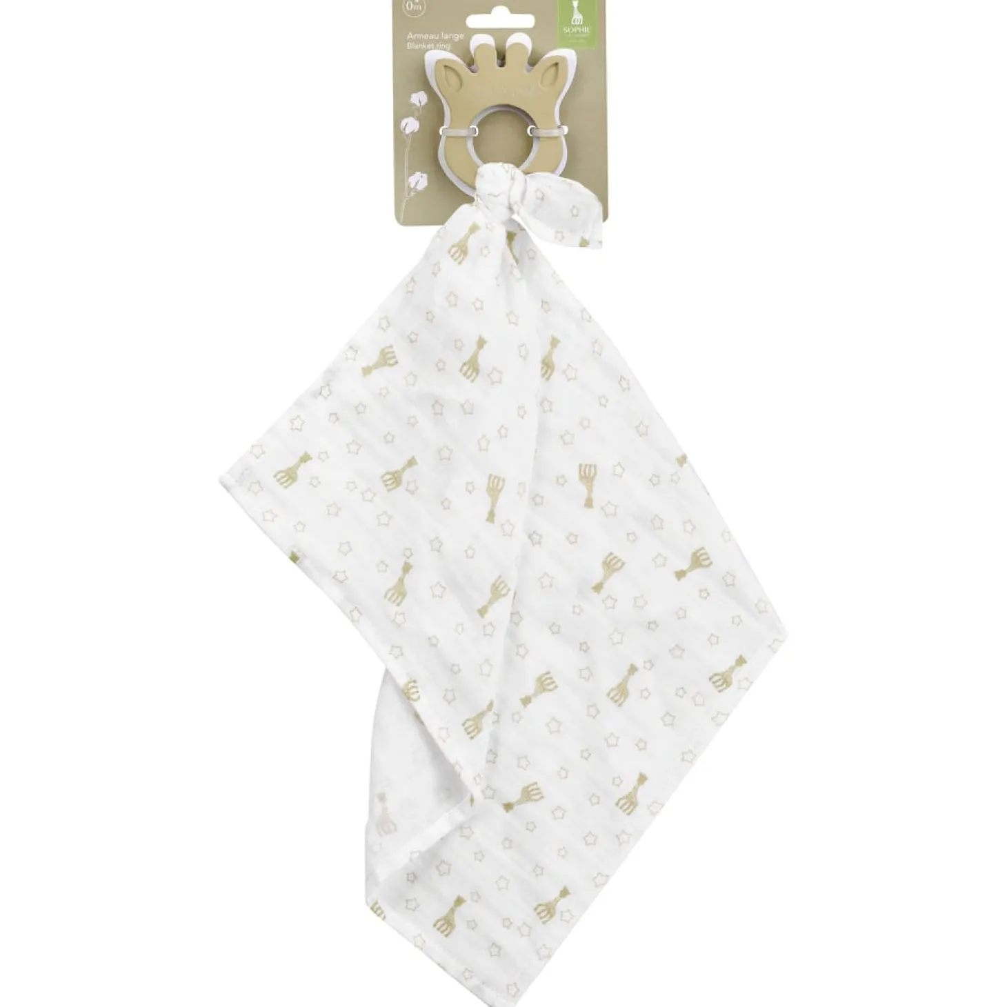 Sophie la girafe Anneau dentition avec lange Beige