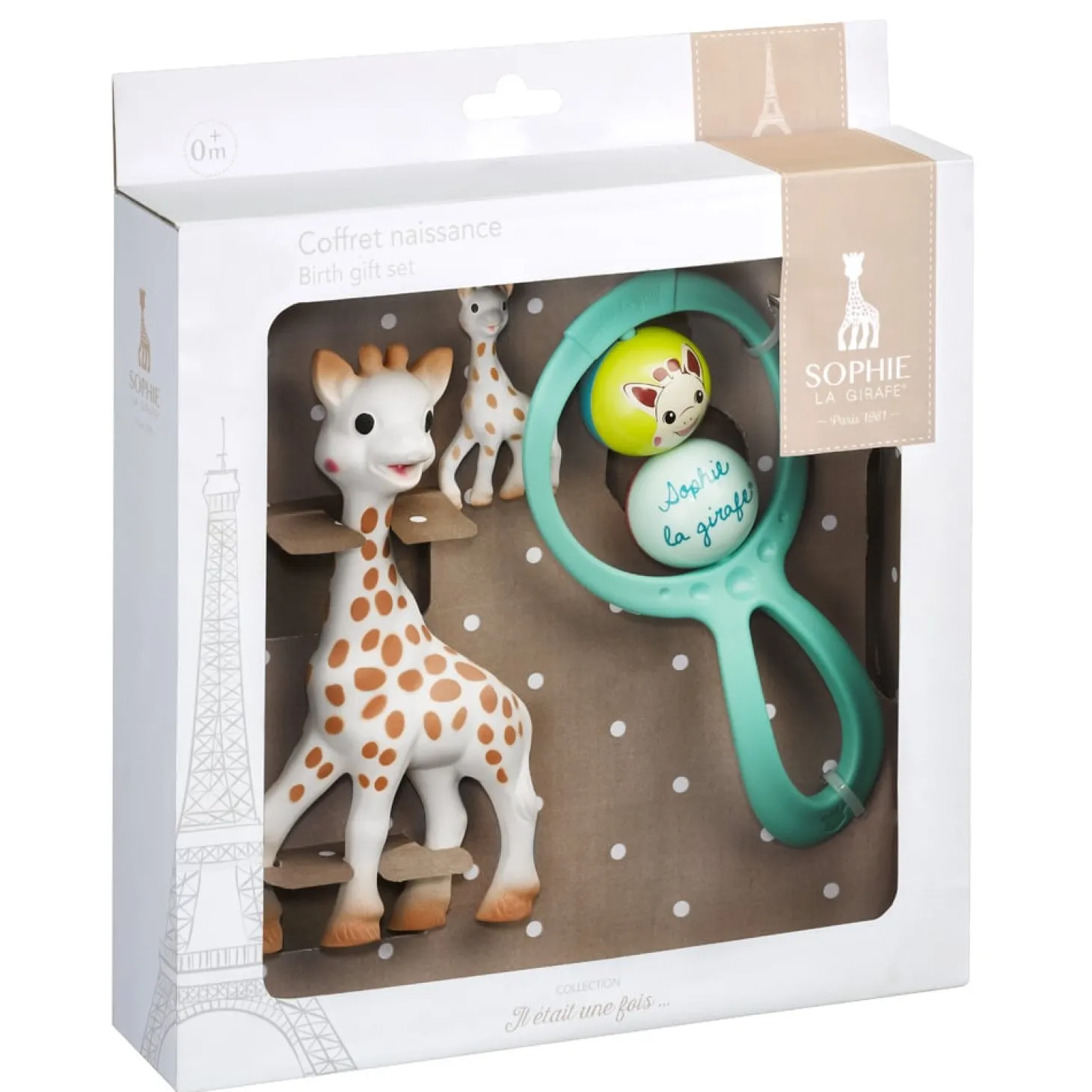 Sophie la girafe Coffret cadeau il était une fois… Sophie la girafe Multicolore Naissance