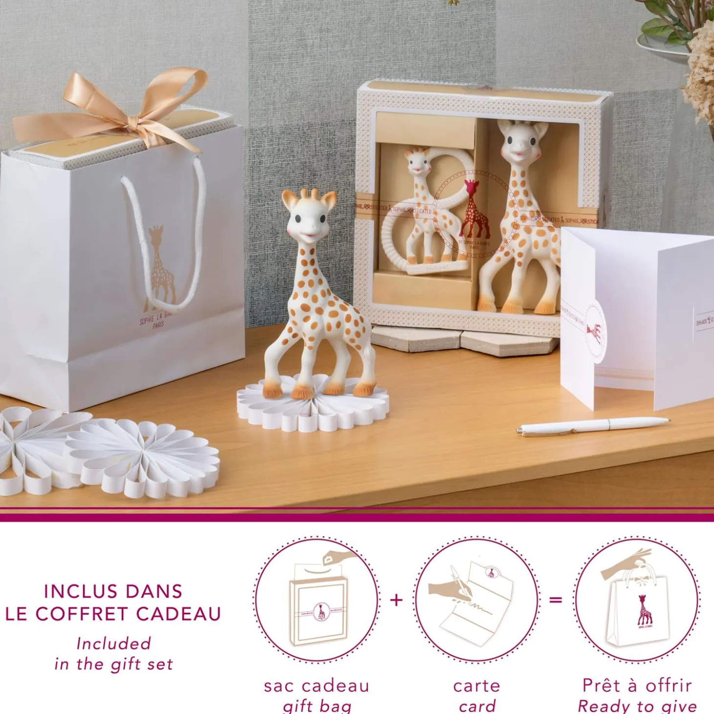 Sophie la girafe Coffret classique Multicolore