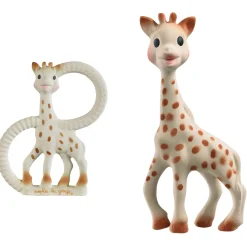 Sophie la girafe                    Coffret jouet et hochet    Blanc, Beige