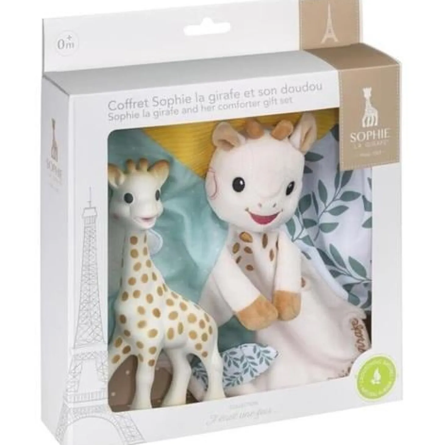 Sophie la girafe Coffret Sophie la girafe et son doudou Multicolore