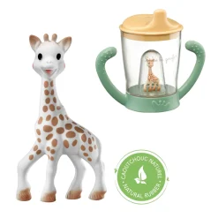 Sophie la girafe                    Coffret Sophie la girafe et tasse anti-fuite    Multicolore