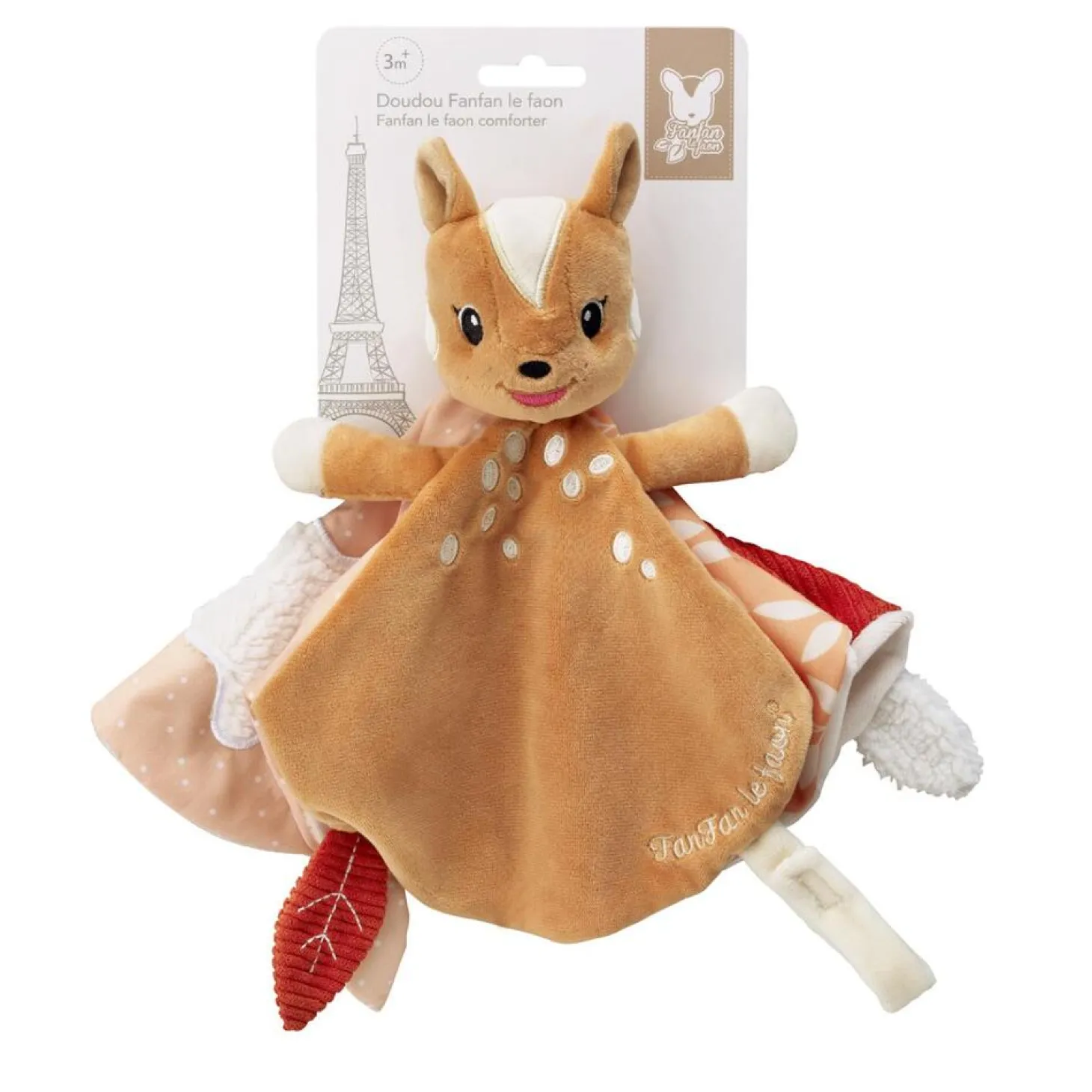 Sophie la girafe Doudou Fanfan le faon Multicolore