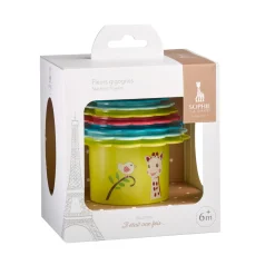 Sophie la girafe                    Fleurs gigognes    Multicolore