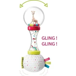 Sophie la girafe                    Hochet Soft maracas Sophie la girafe - double matière (en boite cadeau)    Multicolore            3 mois