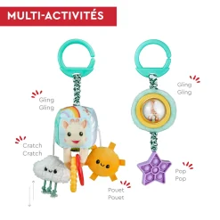 Sophie la girafe Jouets d'éveil à suspendre Multicolore