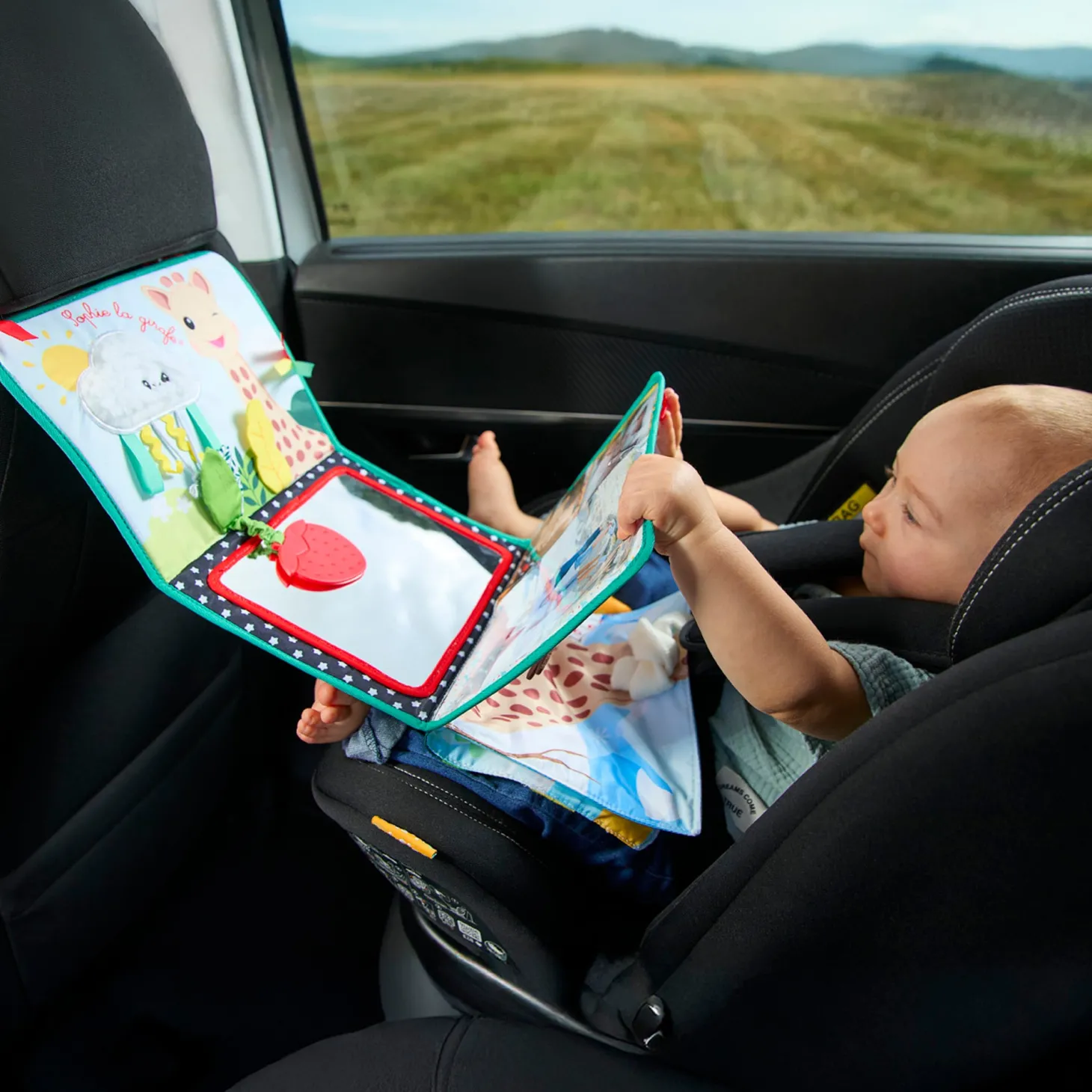 Sophie la girafe Livre chevalet à déplier Multicolore