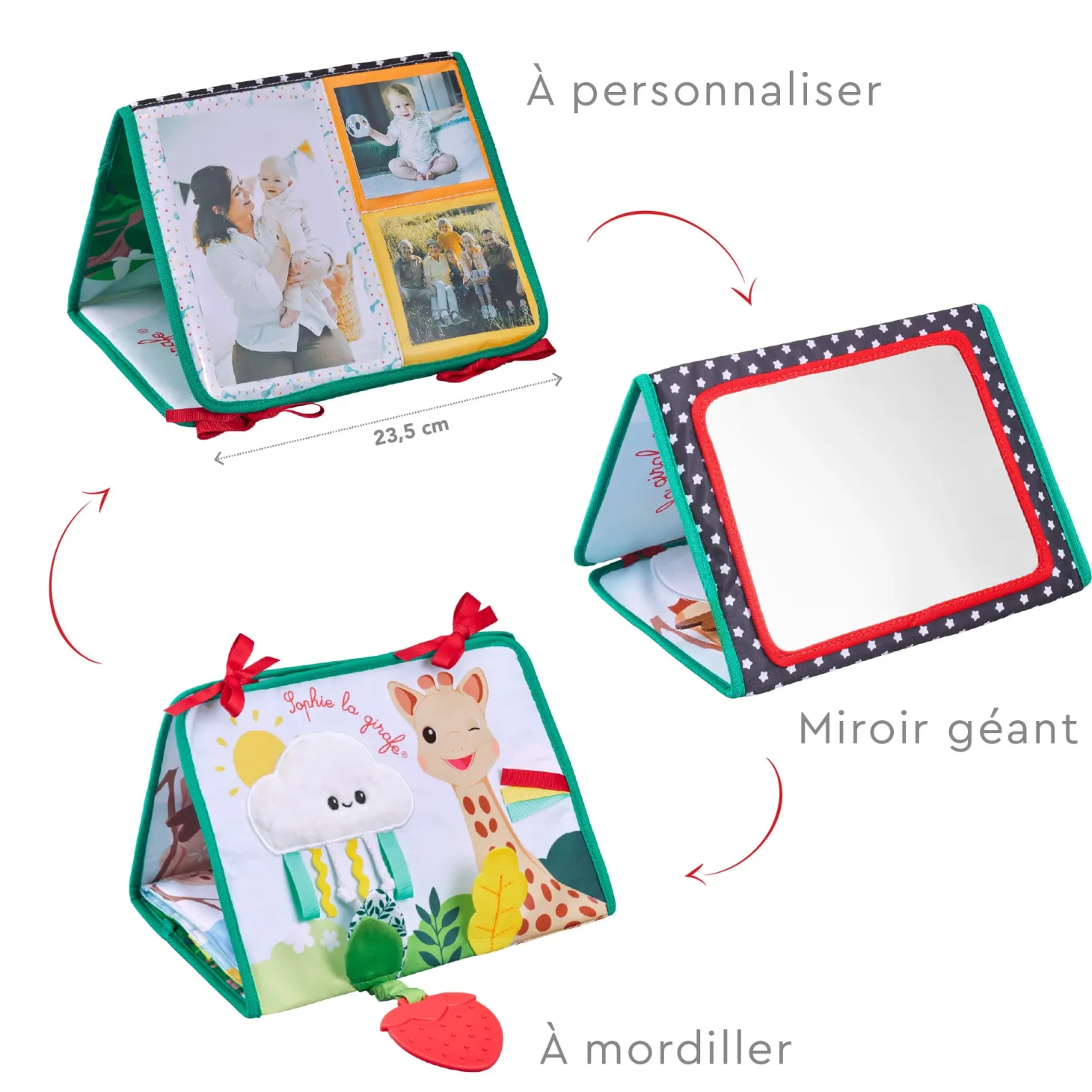 Sophie la girafe Livre chevalet à déplier Multicolore