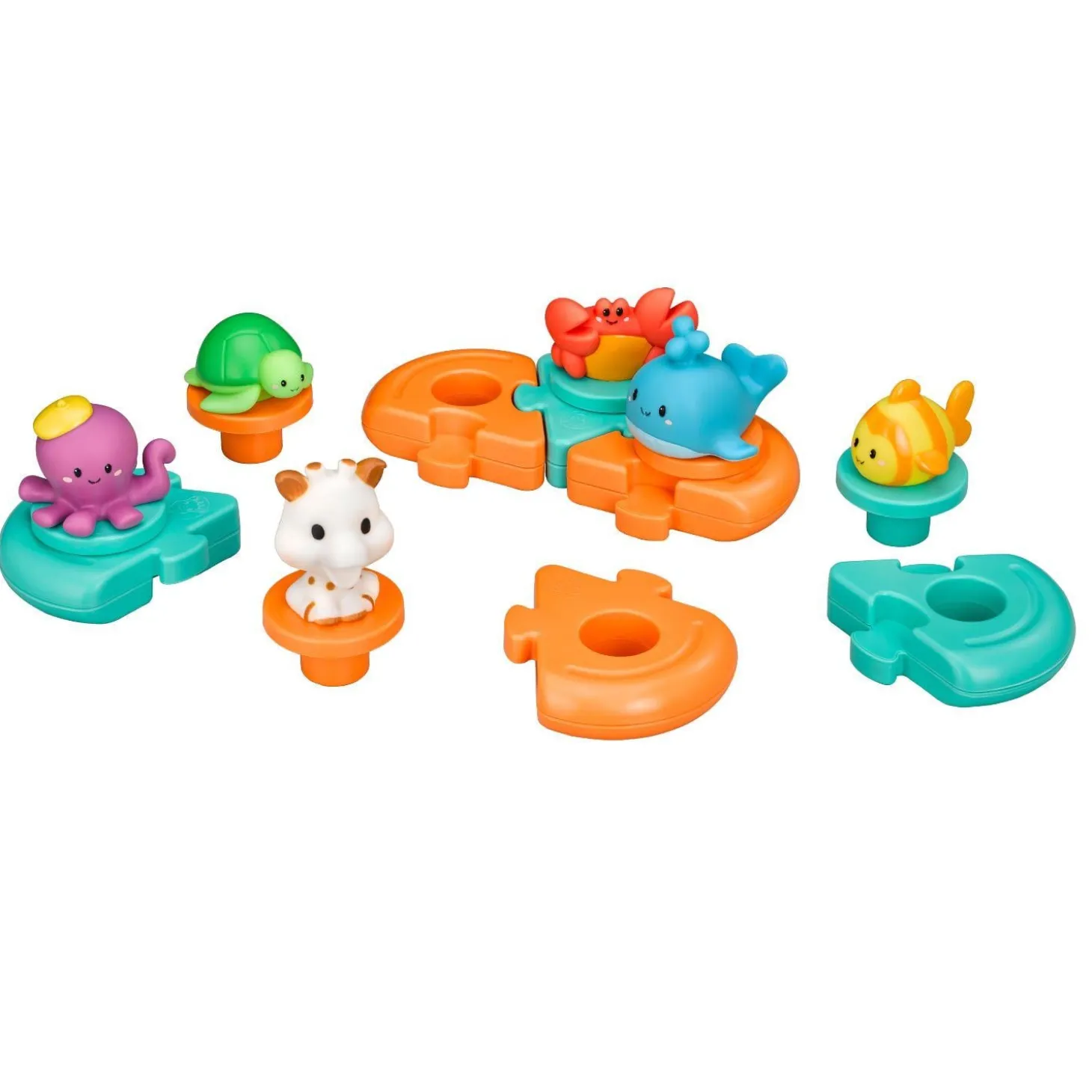 Sophie la girafe Nouveau Puzzle De Bain Multicolore