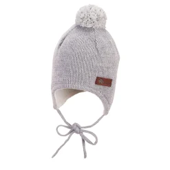 Sterntaler                    Bonnet tricot    Argent Mel.