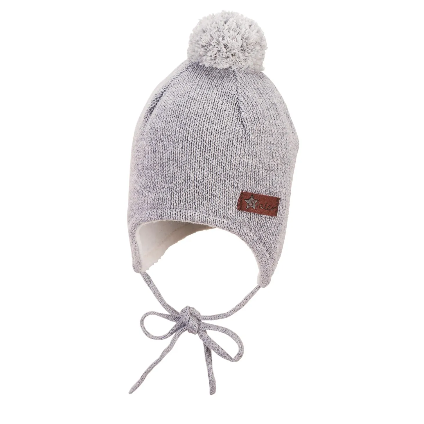 Sterntaler Bonnet tricot Argent Mel.