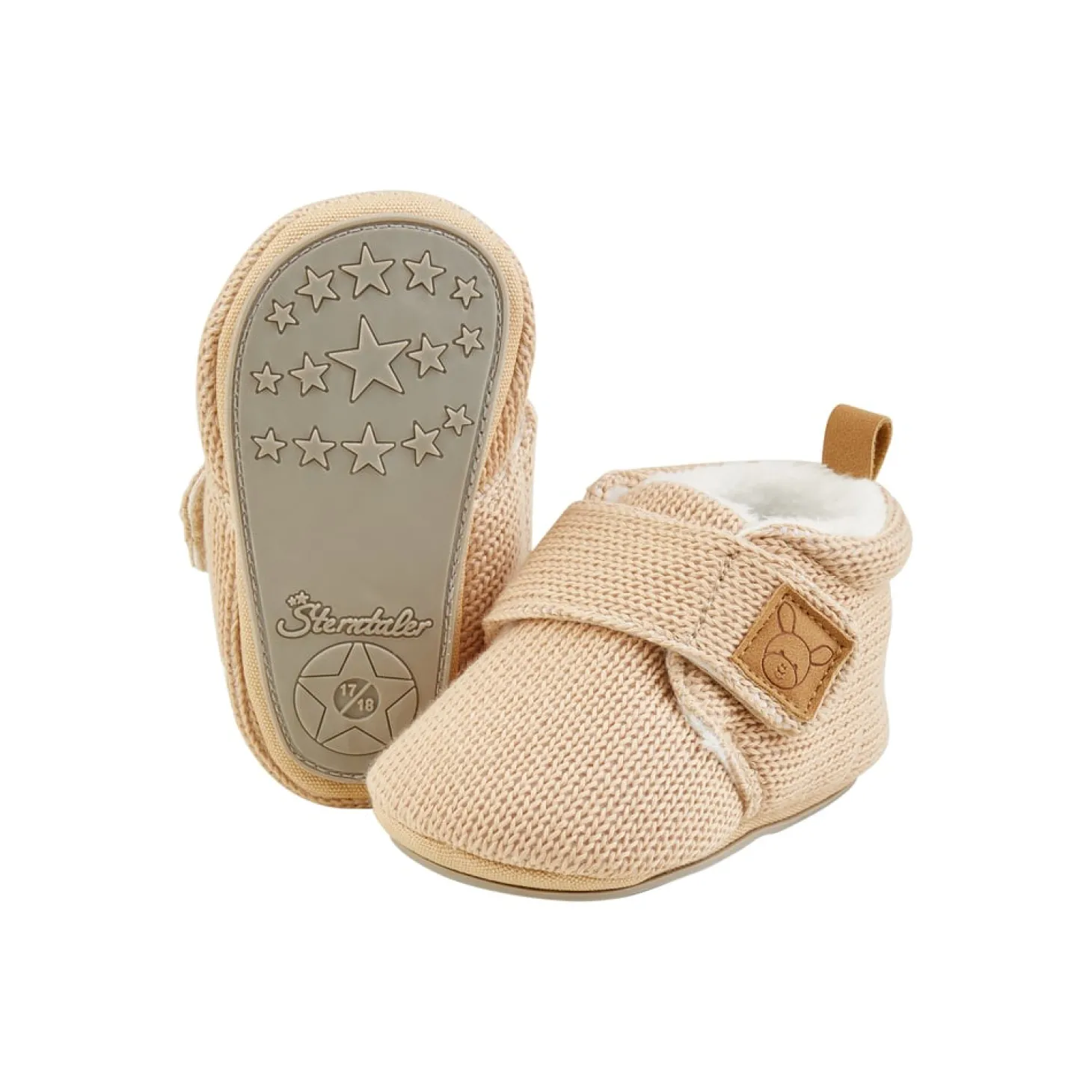 Sterntaler Chaussons beginner toile beige 16