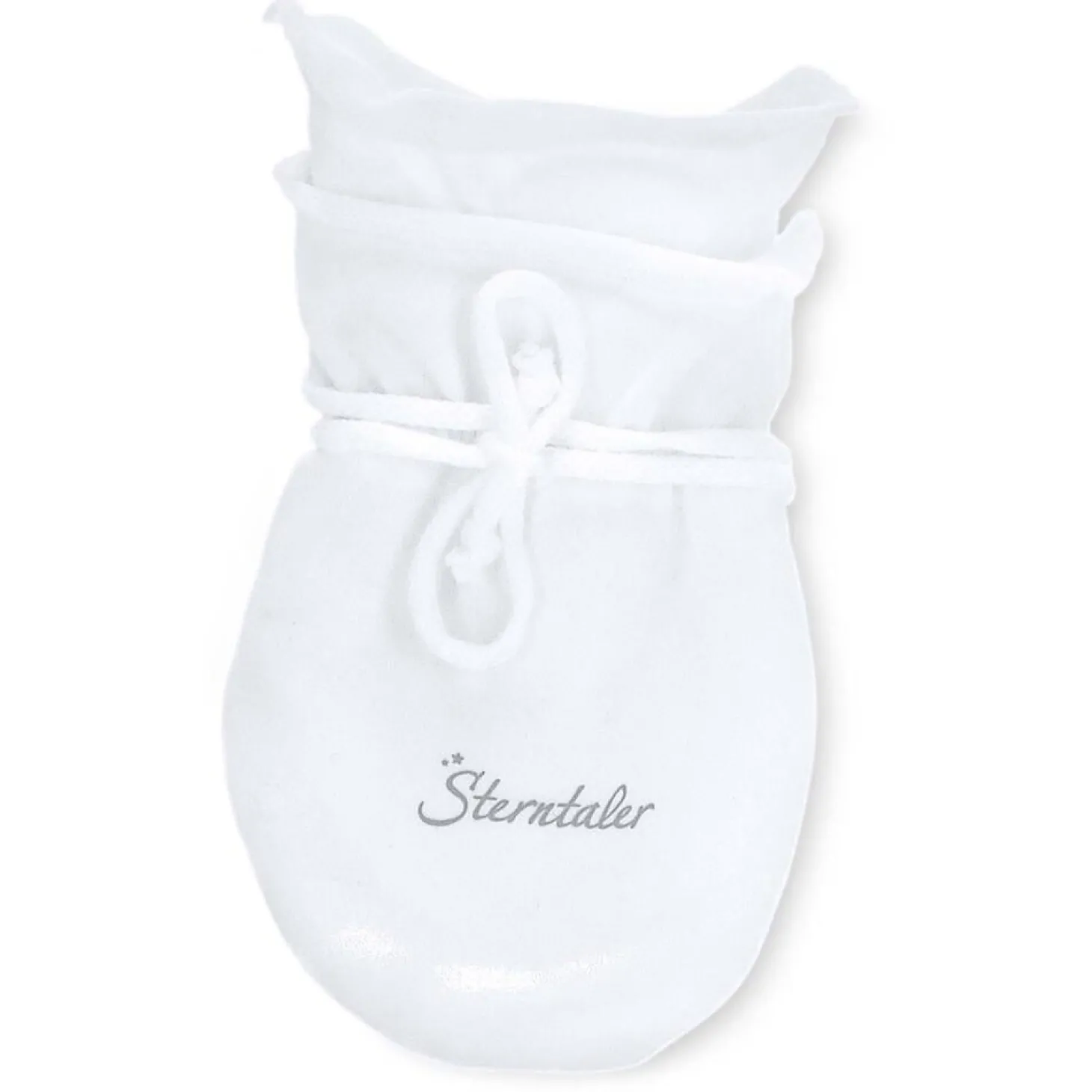 Sterntaler Moufles antigriffures Jersey blanc