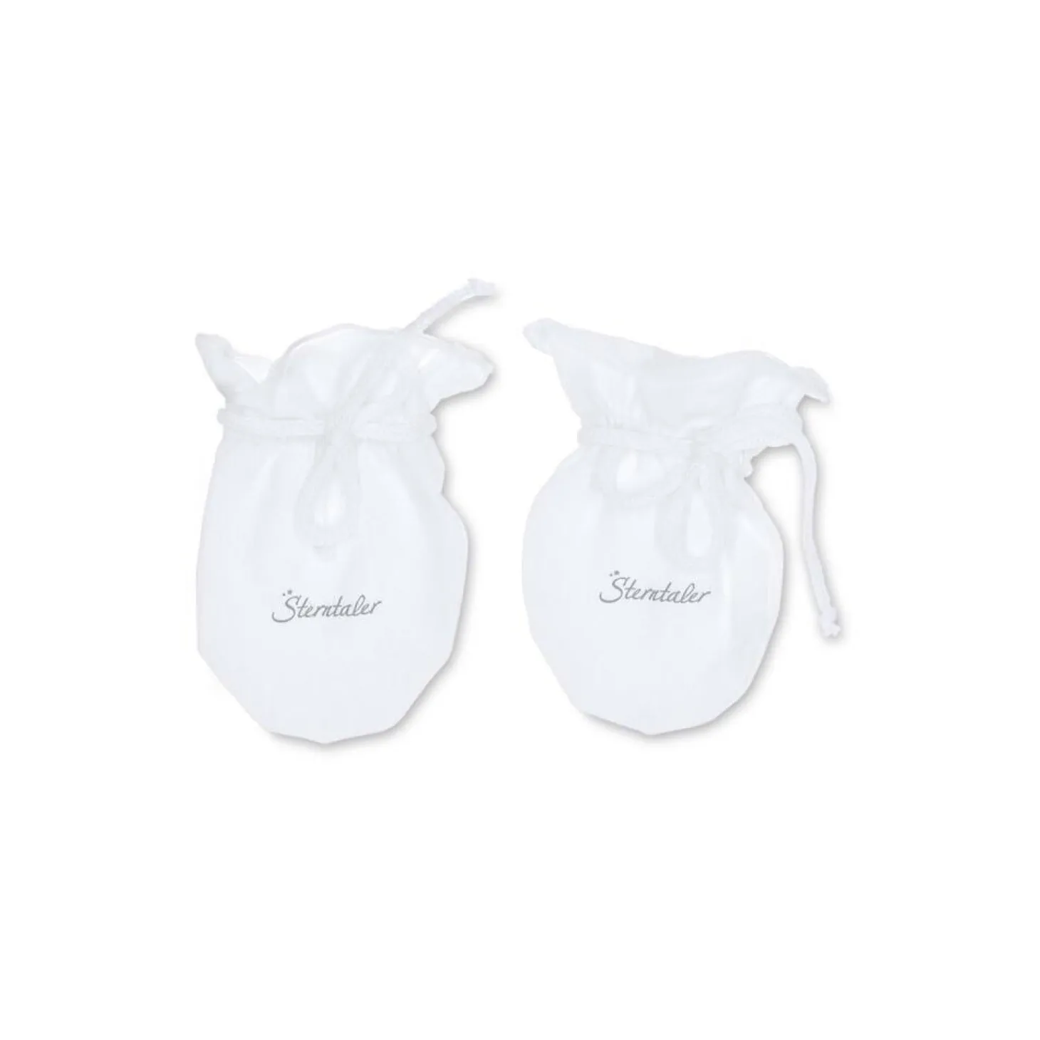 Sterntaler Moufles antigriffures Jersey blanc