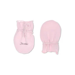 Sterntaler Moufles antigriffures Jersey rose