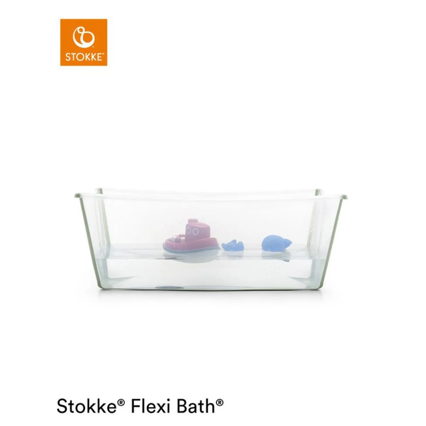 Stokke Baignoire Flexi Bath Transparent vert 0 - 4 ans