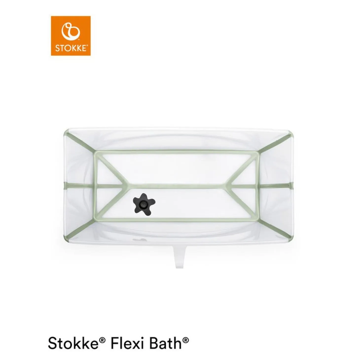 Stokke Baignoire Flexi Bath X-Large Transparent Vert